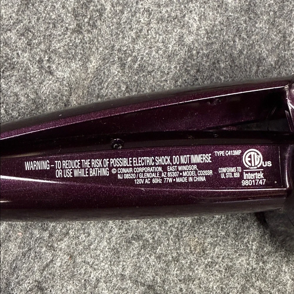InfinitiPRO by Conair Purple Hair Curler